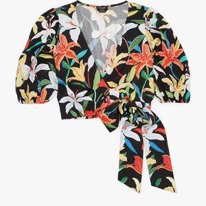 Kate Spade summer Lillie’s wrap top